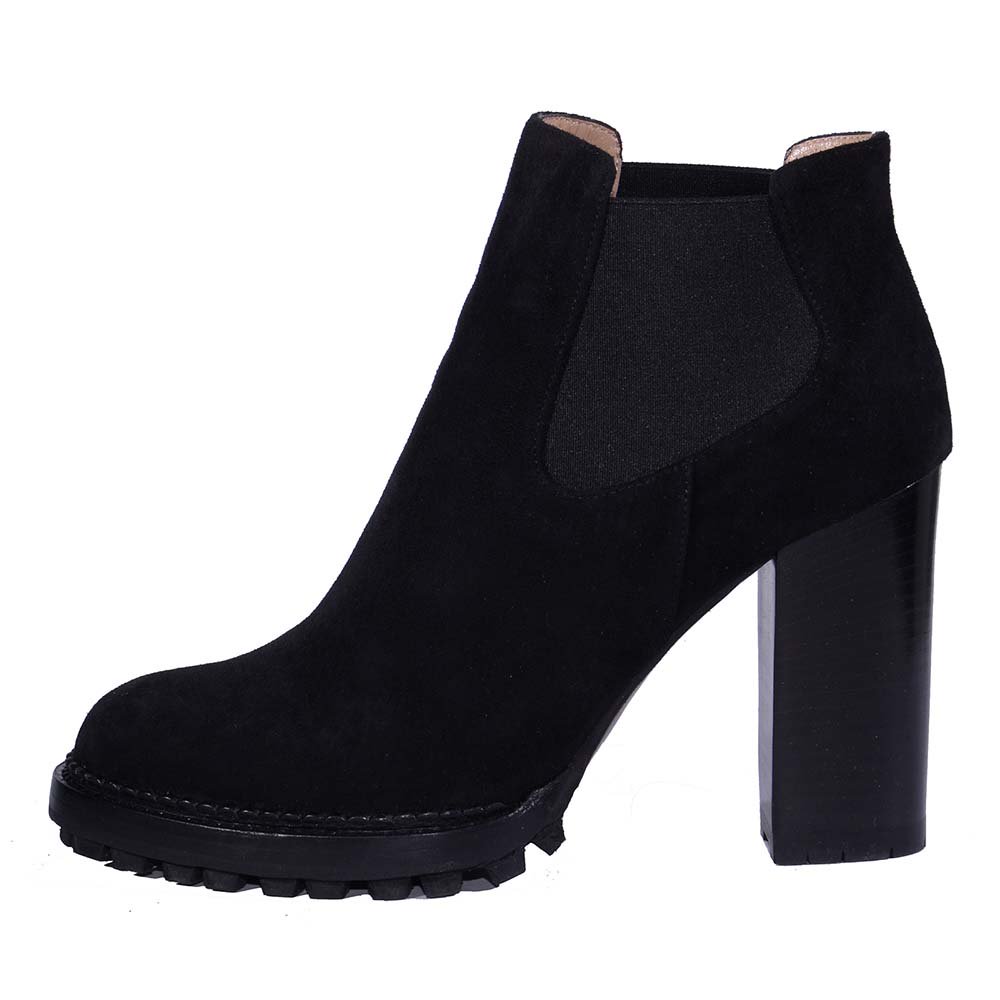 Ботильоны GIORGIO FABIANI CAMOSCIO NERO/MONTONE 39