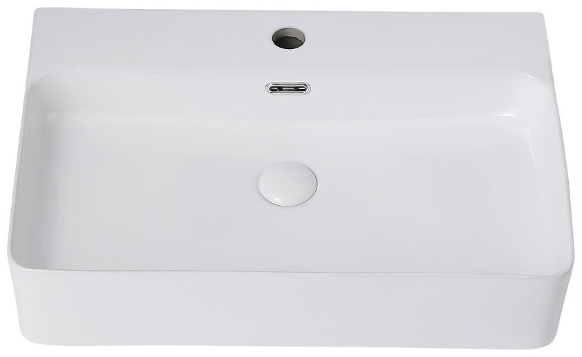 Раковина Abber Rechteck AC2201 накладная прямоугольная 61 см, фаянс купить,80495