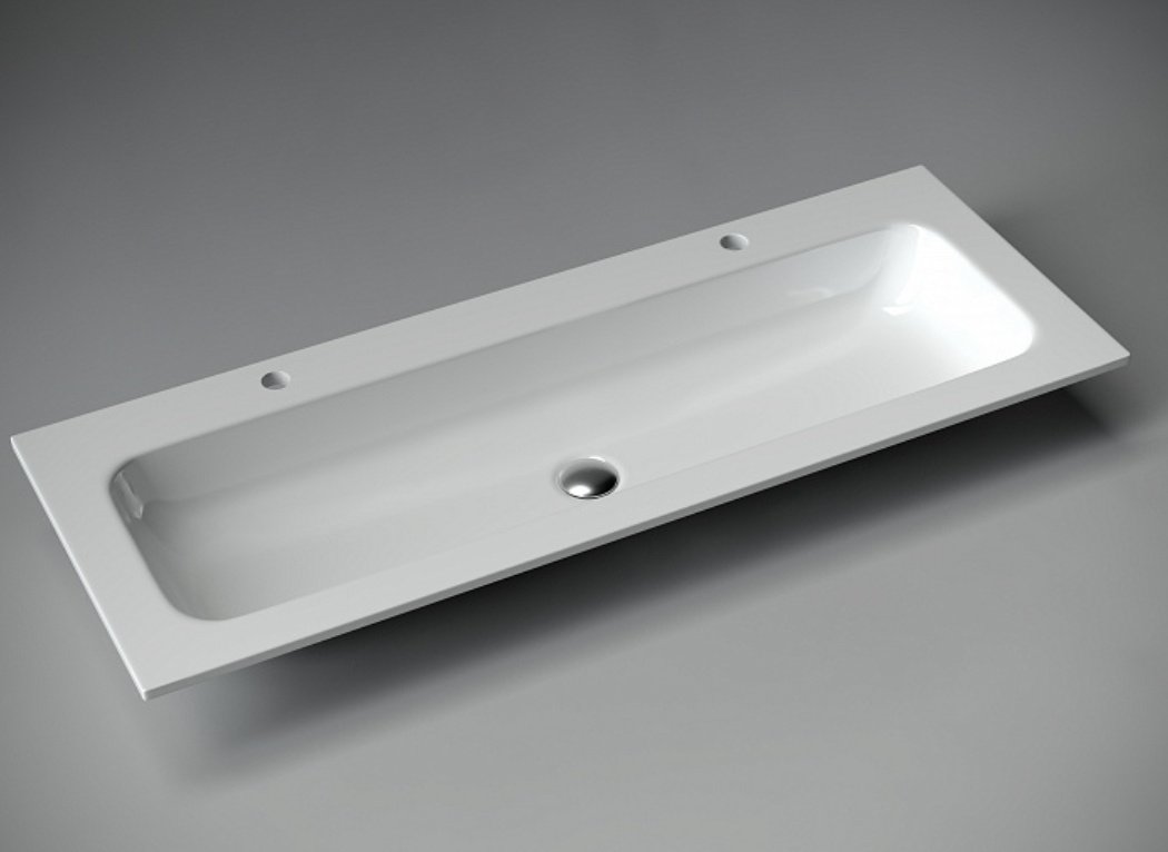 Раковина Ceramicanova CN7016 накладная прямоугольная 121, санфарфор