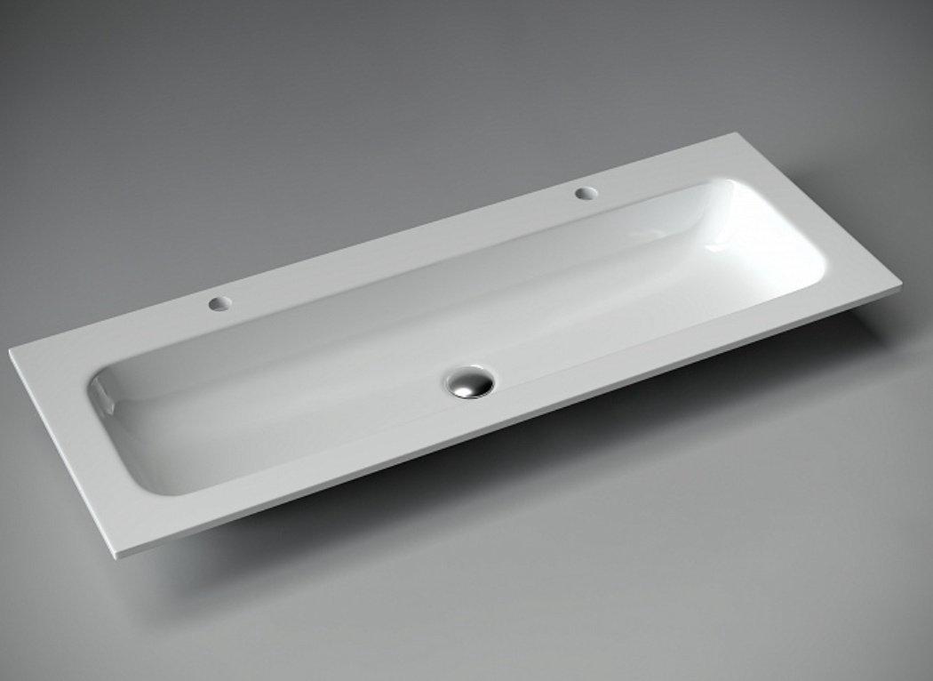 Раковина Ceramicanova CN7016 накладная прямоугольная 121, санфарфор
