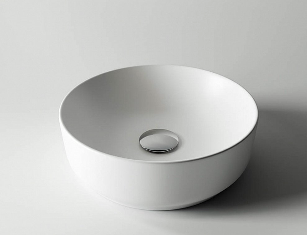 Раковина Ceramicanova Element CN6006 накладная круглая 35, санфарфор купить,168752