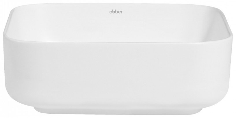 Раковина Abber Rechteck AC2211MW накладная квадратная 38.5 см, фаянс