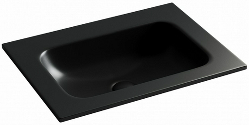 Раковина Ceramicanova CN7011MBwx врезная прямоугольная 61, санфарфор