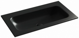 Раковина Ceramicanova CN7012MBwx врезная прямоугольная 81, санфарфор