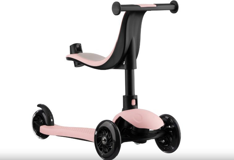 Самокат детский Miqilong Alamo 125 розовый купить,NaN