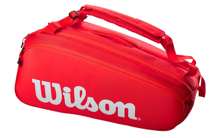 Сумка Wilson Super tour 9 pack WR8010501001 красная купить,NaN