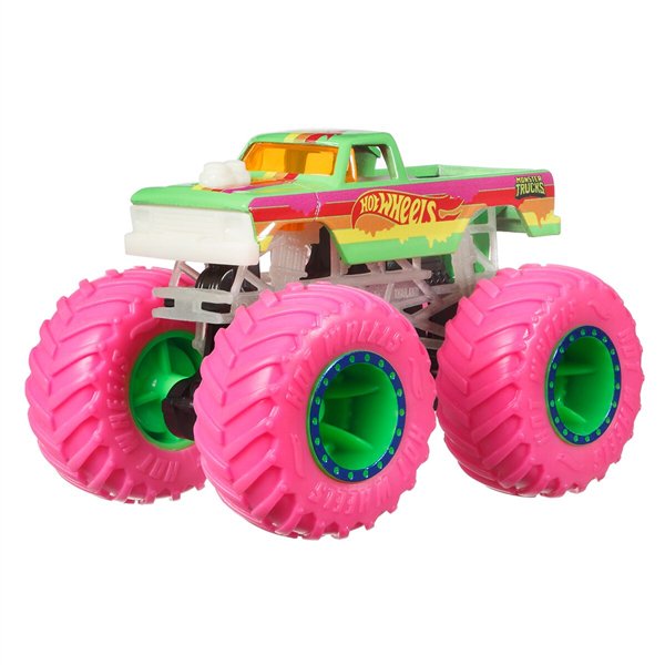 Машинка Hot Wheels  Monster Trucks  Midwest Madness Светящаяся купить,NaN