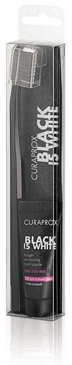 CURAPROX Black is White SwissCare набор по уходу за полостью рта мягкая 1 шт купить,8697