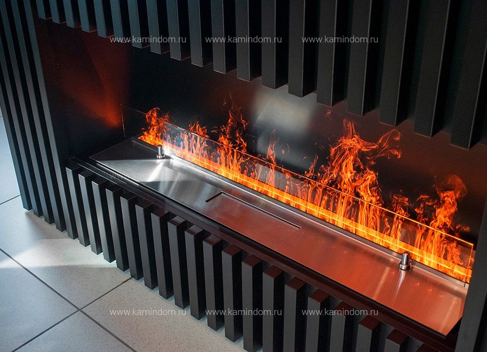 Электрокамин Schones Feuer встроенный 3D FireLine 1500 PRO Steel