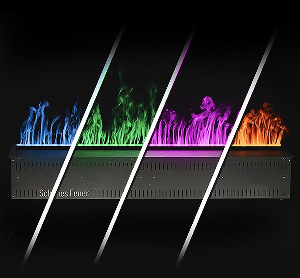 Электрокамин Schones Feuer встроенный 3D FireLine 800 PRO &#43; RGB Flame