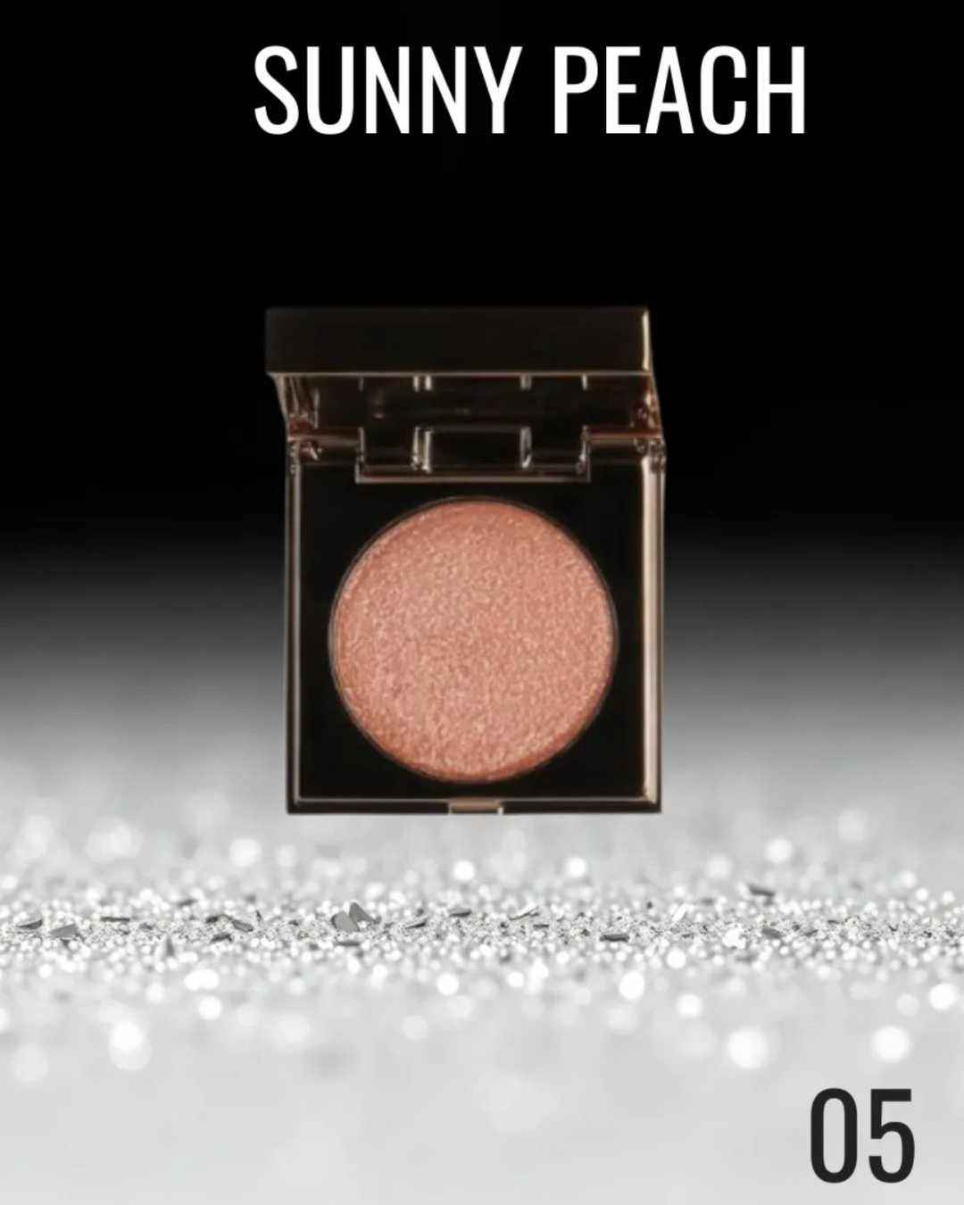 Sen Sulu глиттер прессованные Sparkle mood 05 Sunny Peach купить,5400