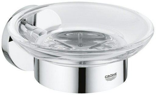Grohe мыльница 40444001 1 шт, металл, стекло