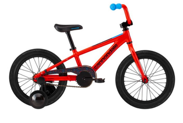 Велосипед Cannondale детский 16 M Kids Trail SS 2021  C51360M20 красный 16"  купить,NaN