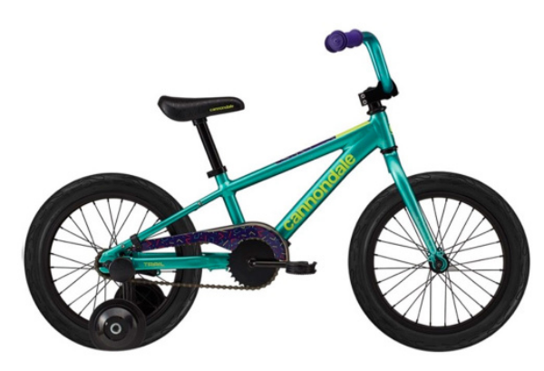 Велосипед Cannondale детский 16F Kids Trail SS 2021 C51360F10 зеленый 16" купить,NaN