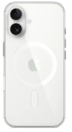 Чехол Apple для iPhone 16 Clear Case with MagSafe MA6A4ZM/A прозрачный