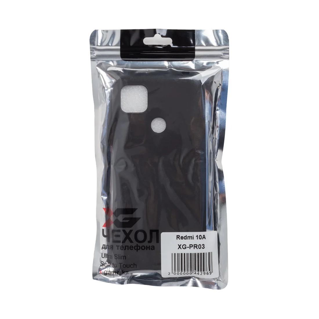 Чехол для телефона XG XG-PR03 для Redmi 10A TPU 106689837 Чёрный