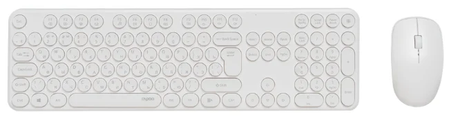 Клавиатура + Мышь Rapoo X260S White