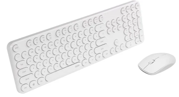 Клавиатура + Мышь Rapoo X260S White купить,0