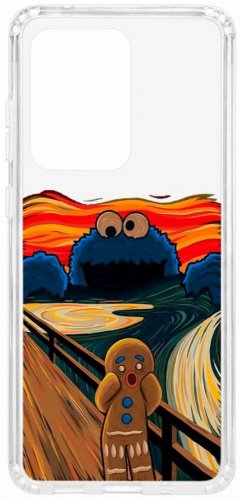 Чехол КRUЧЕ Cookie Scream для Galaxy S20 Ultra рисунок купить,NaN