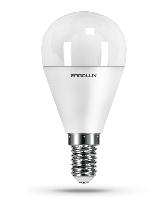 Лампа светодиодная Ergolux LED-G45-7W-E27-4500K