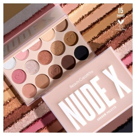 Beauty Creations тени прессованные Nude X Eyeshadow Palette купить,12000