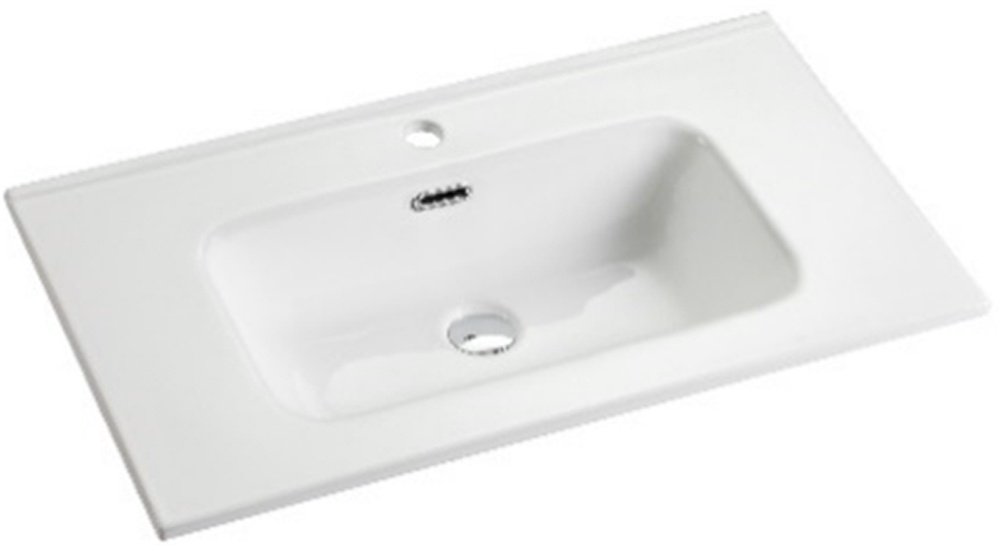 Раковина Ceramicanova CN7005 накладная прямоугольная 46.5, мрамор