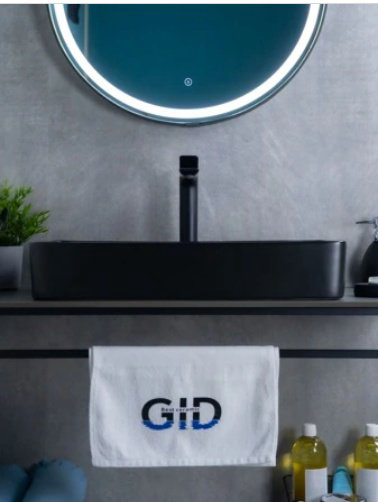 Раковина GID-ceramic Bm9396 накладная прямоугольная 60, керамика купить,223300