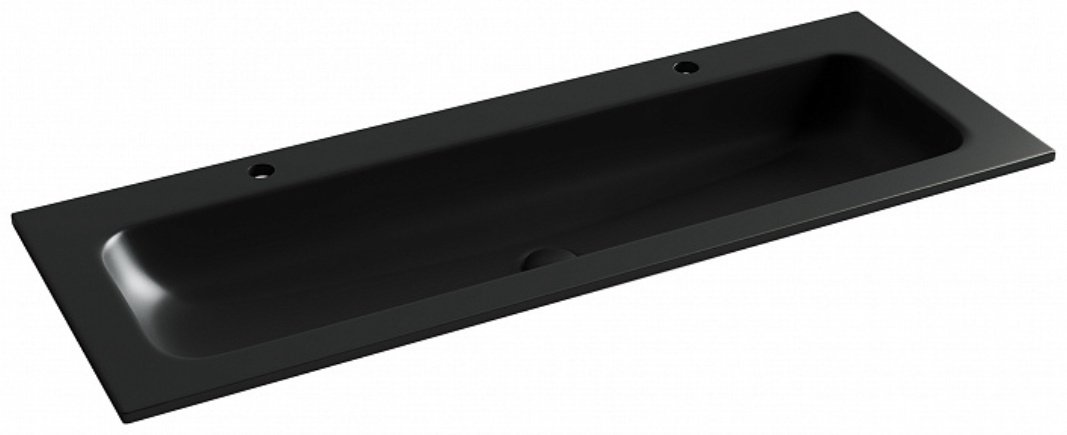 Раковина Ceramicanova CN7016MB накладная прямоугольная 121, санфарфор