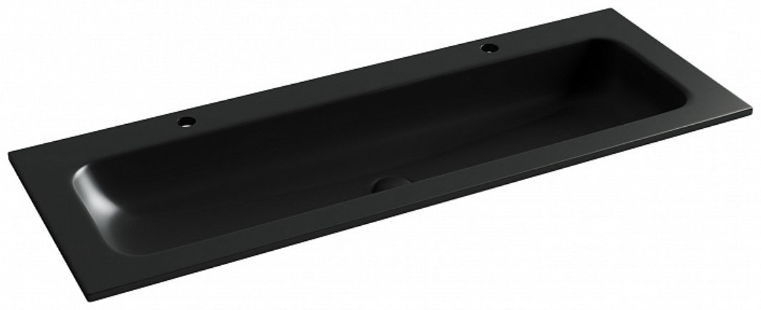 Раковина Ceramicanova CN7016MB накладная прямоугольная 121, санфарфор
