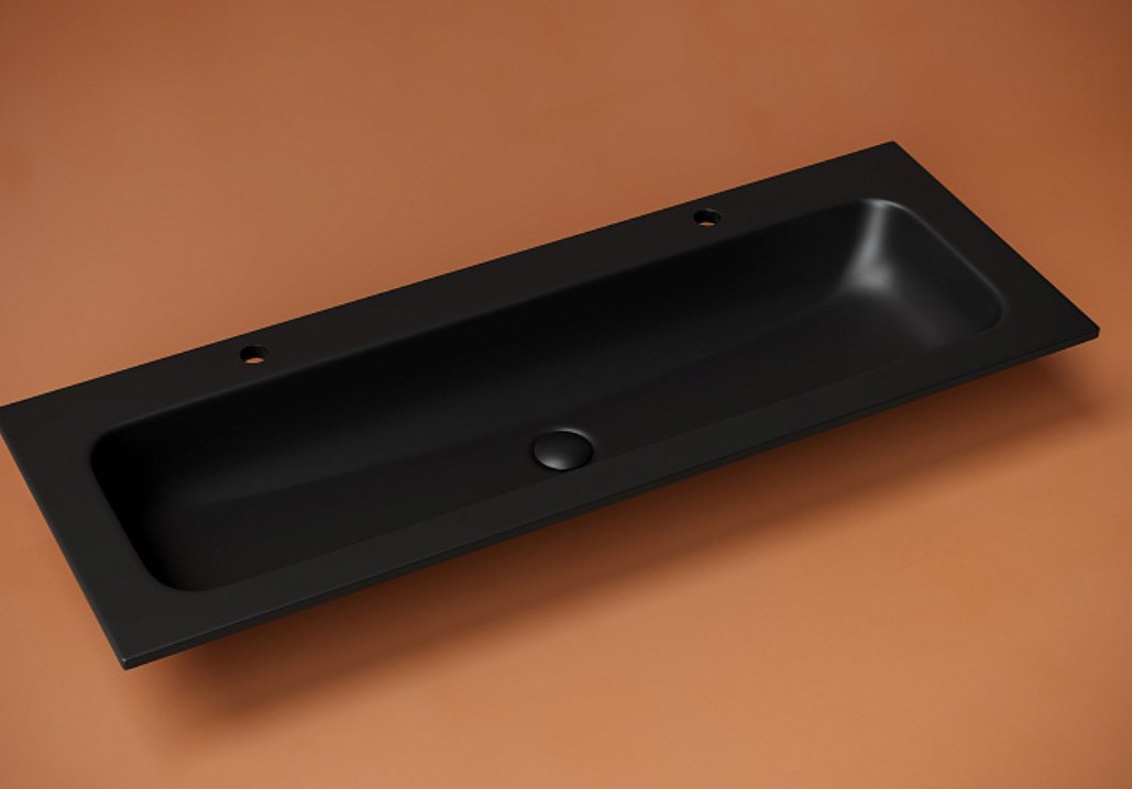 Раковина Ceramicanova CN7016MB накладная прямоугольная 121, санфарфор