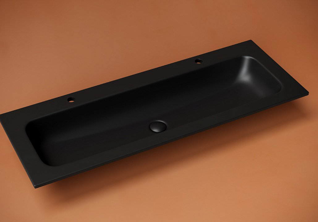 Раковина Ceramicanova CN7016MB накладная прямоугольная 121, санфарфор