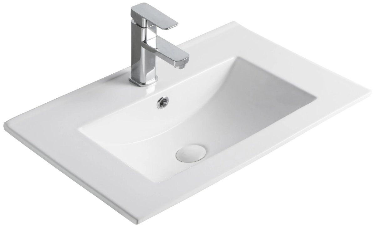 Раковина GID-ceramic NYJ803-60 накладная прямоугольная 40, фаянс купить,NaN