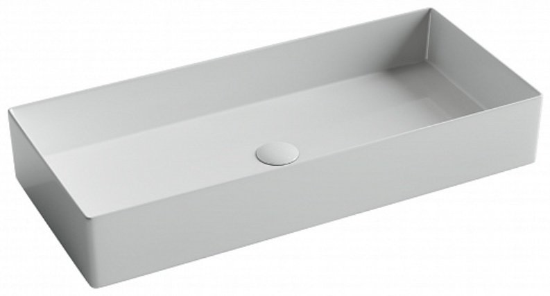 Раковина Ceramicanova CN6072 накладная прямоугольная 80, санфарфор купить,463100