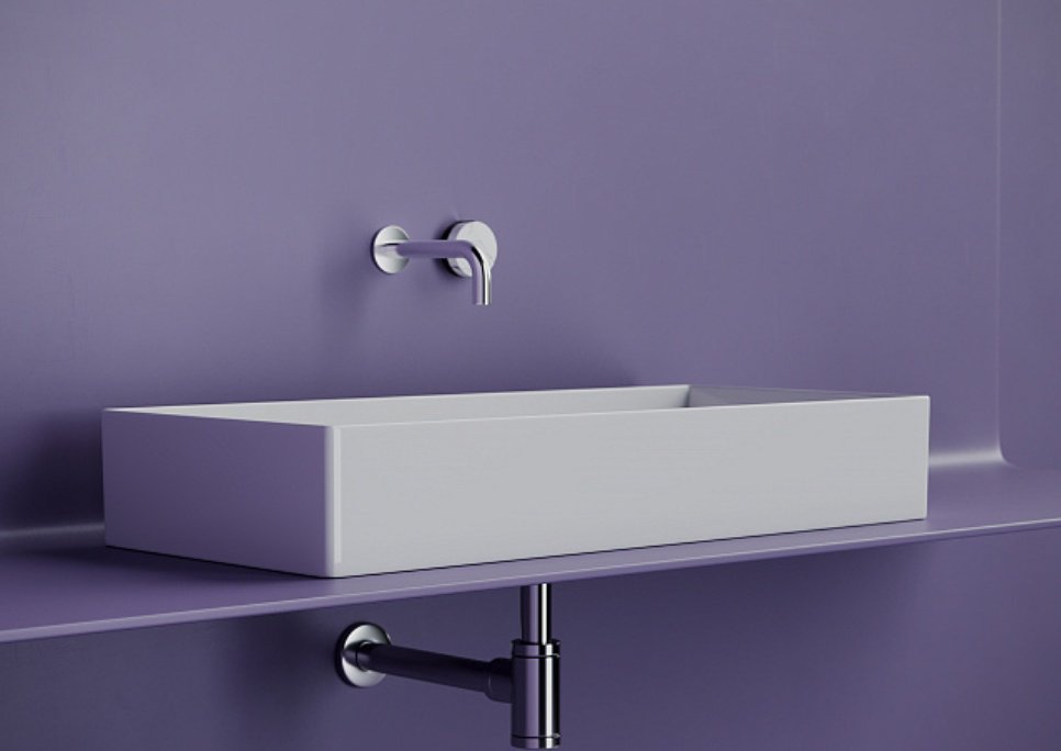 Раковина Ceramicanova CN6072 накладная прямоугольная 80, санфарфор