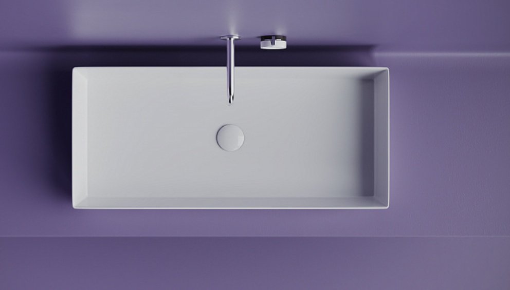 Раковина Ceramicanova CN6072 накладная прямоугольная 80, санфарфор
