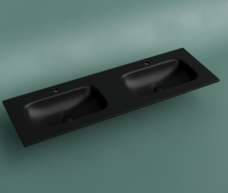 Раковина Ceramicanova CN7022MB врезная прямоугольная 141, санфарфор