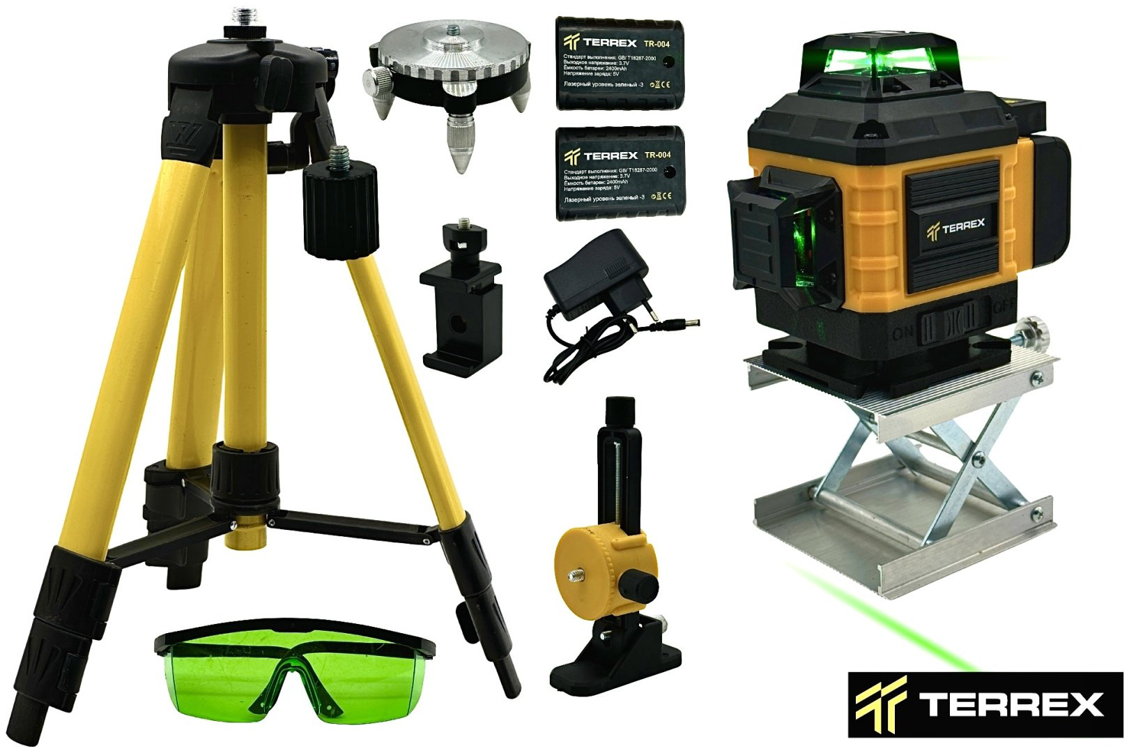 Лазерный уровень TERREX линейный TR-004D купить,NaN