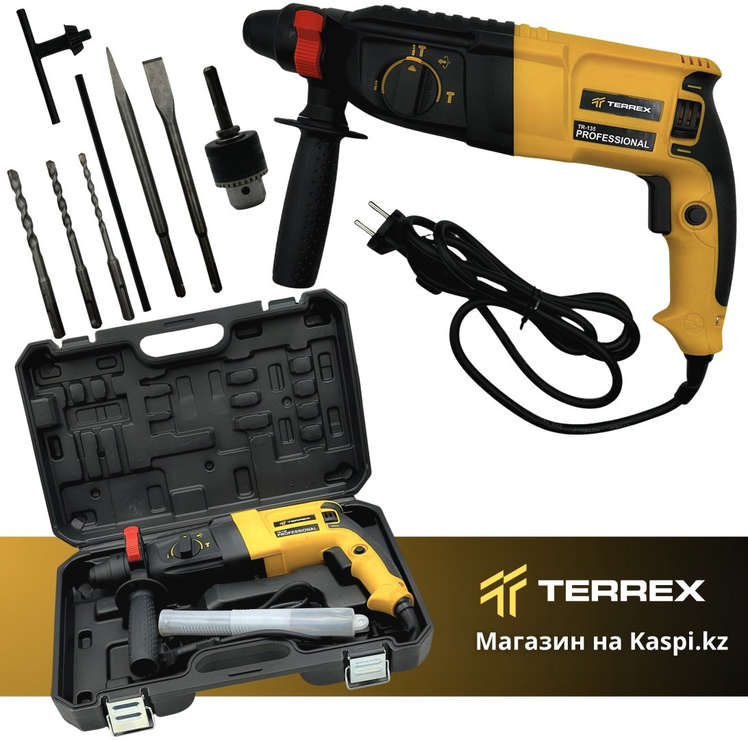 Перфоратор TERREX TR-135 2.5 Дж, SDS-Plus купить,NaN