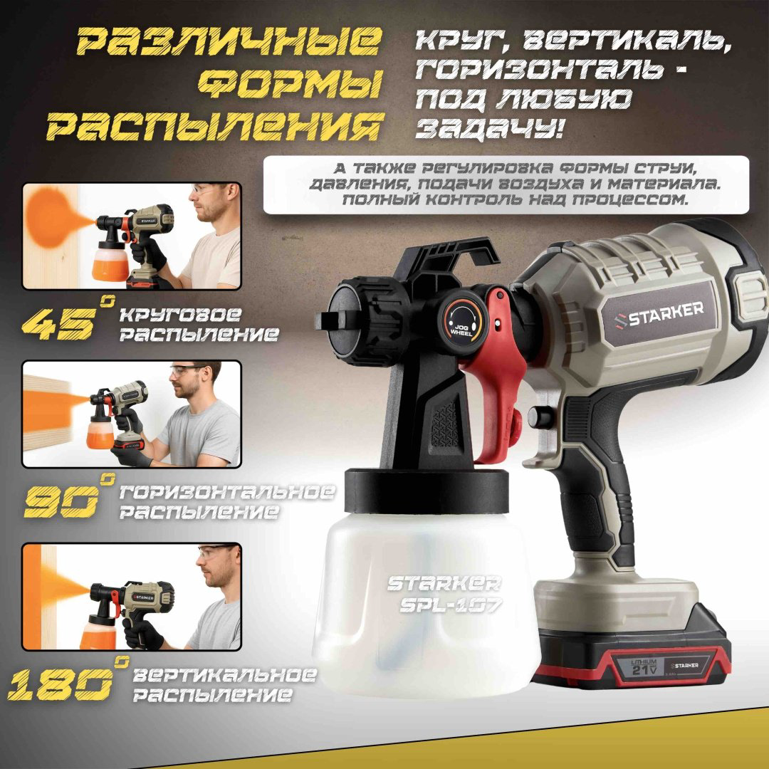 Краскопульт STARKER SPL-107 купить,NaN