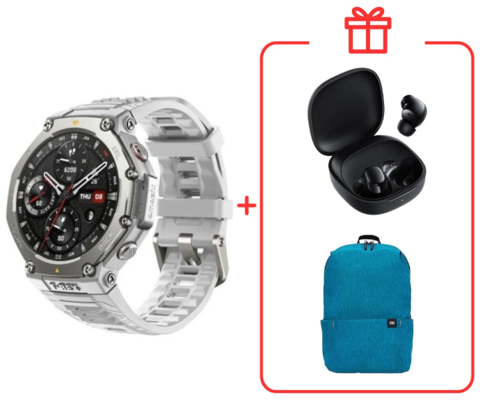 Смарт-часы Amazfit T-Rex 3 49 мм Haze Gray + подарок