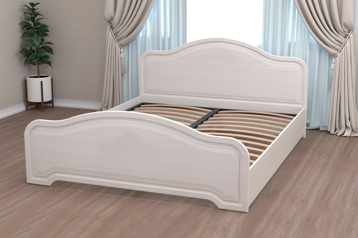 Кровать Диал Кэт-6 160x200 бодега белая/санда купить,NaN