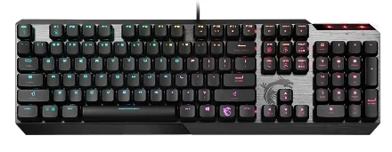Клавиатура MSI Vigor GK50 Low Profile RU/EN Black Grey