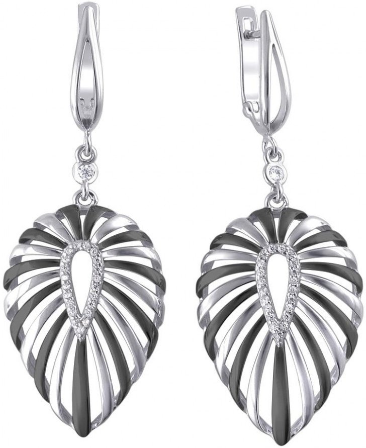 Серьги Эстет 01С1510556ЧР 7,2гр. купить,NaN