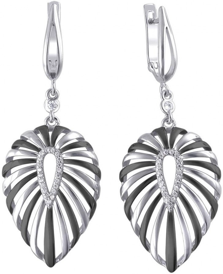 Серьги Эстет 01С1510556ЧР 7,2гр. купить,NaN