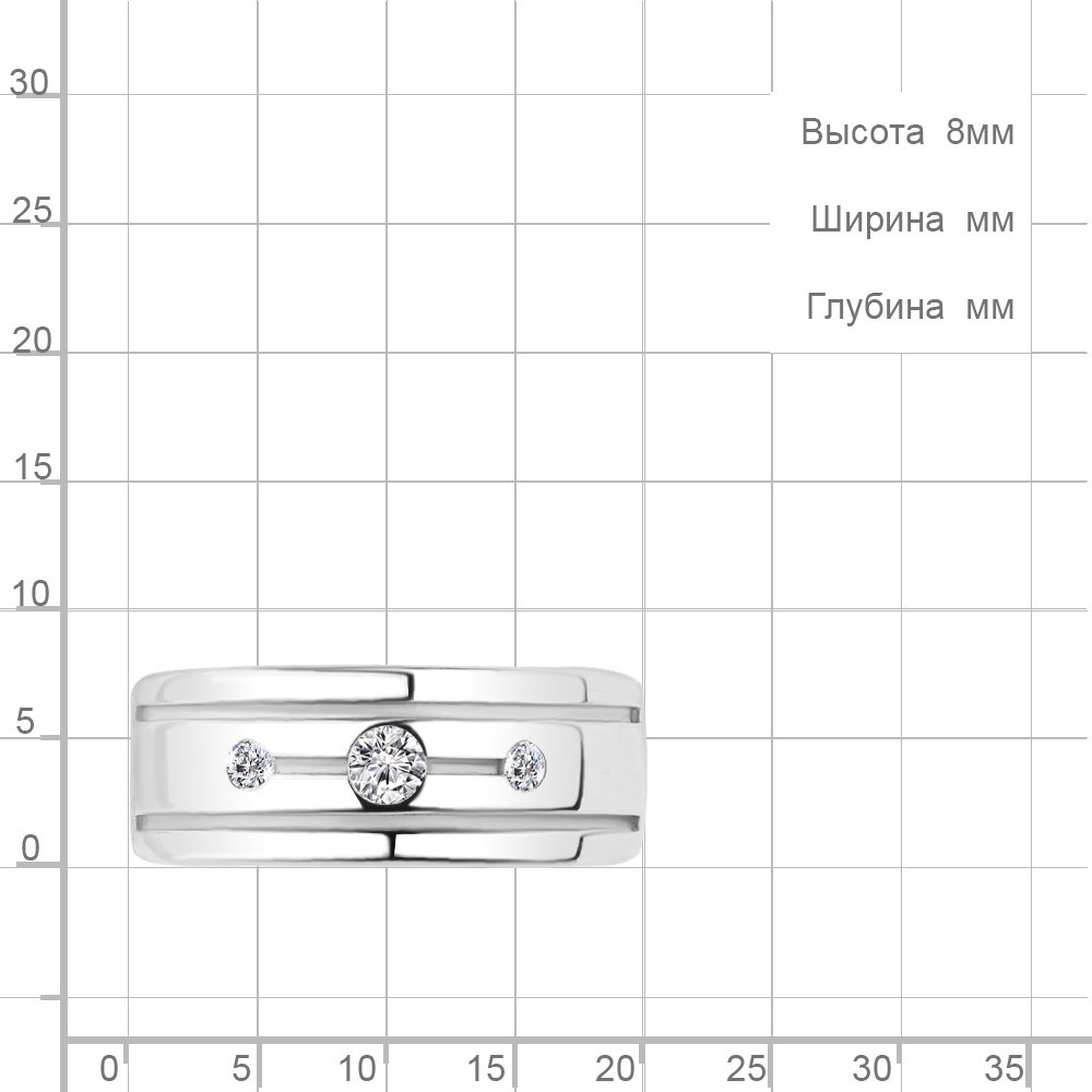 Кольцо Aquamarine 68984А 18,5р 3,1гр. купить,NaN
