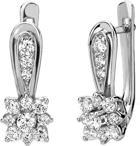 Серьги Эстет 01С156552 4,6гр. купить,NaN