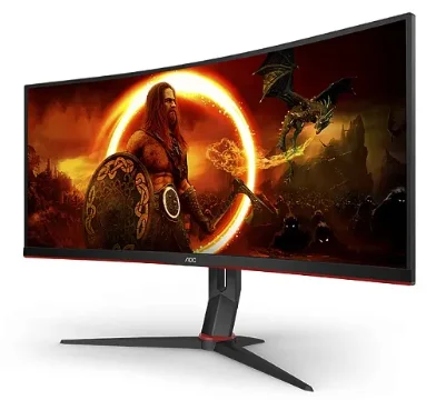 Монитор AOC CU34G2XP/BK/01 34" Black Red купить,0
