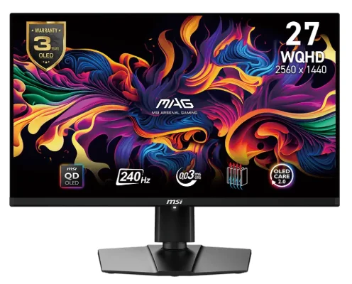 Монитор MSI MAG 271QPX QD-OLED E2 26.5" Black