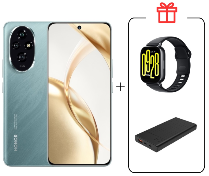 Смартфон Honor 200 12/512GB Emerald Green + подарок купить,257990