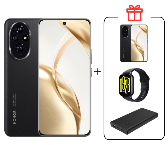 Смартфон Honor 200 12/512GB Black + подарок купить,NaN